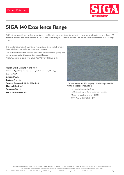 SIGA 140 PDS Sept 2025 V2