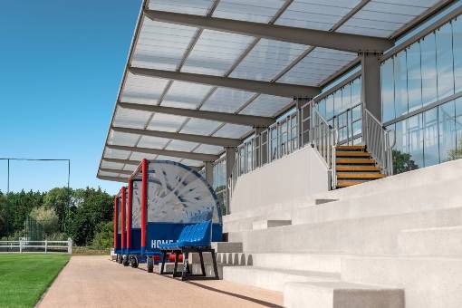 Crystal Palace Football Club adds Spectator Canopy to Training Grounds