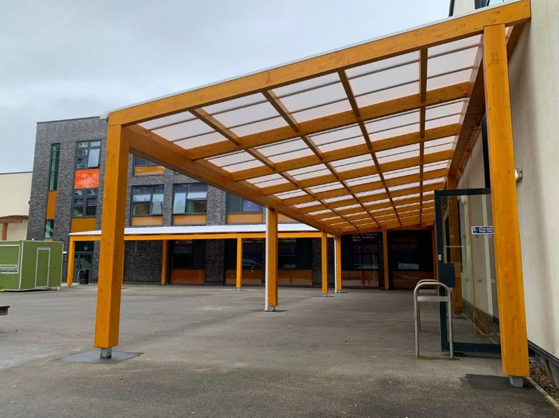 Tarnhow Mono Wall Mounted Timber Canopy