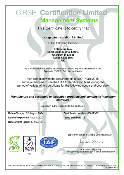 ISO 14001:2015 - Selby