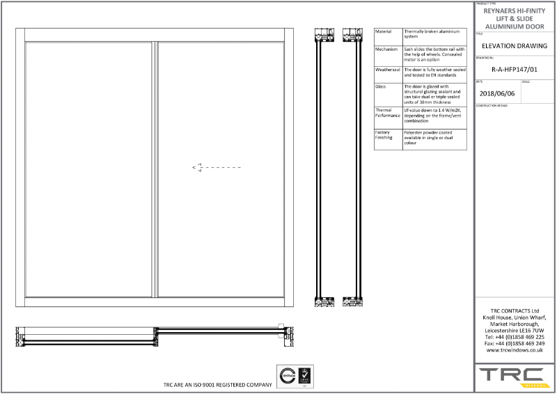 Reynaers Hi-Finity SlimLine Doors