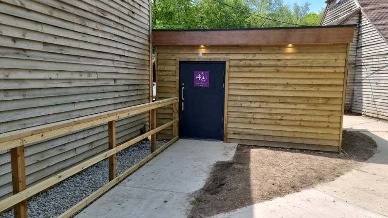 Modular Changing Places for forest visitors