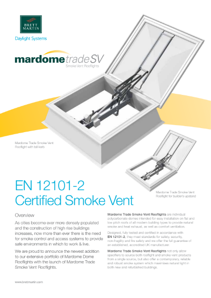 Product flyer - AOV Smoke Vent