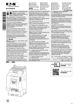 PowerXL DA1 advanced variable frequency drives 169051 - Asennusohjeet
