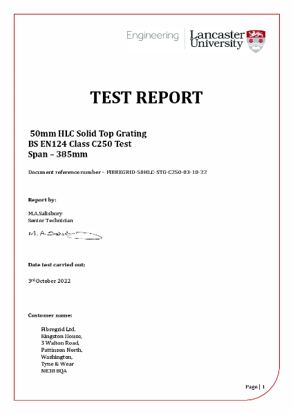 HLC HL5820COV C250 Test Report