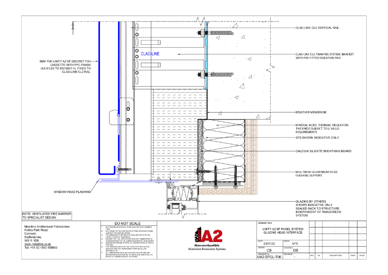 Unity A2 SF-06 Technical Drawing