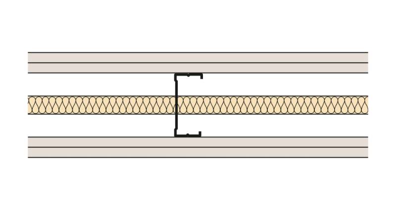 Siniat Single Frame Metal Stud Partition CS90R-215St-25G - Metal Stud Partitioning