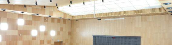 Derako® Veneered Wood Tile & Panel Walls - Veneered wood panel system