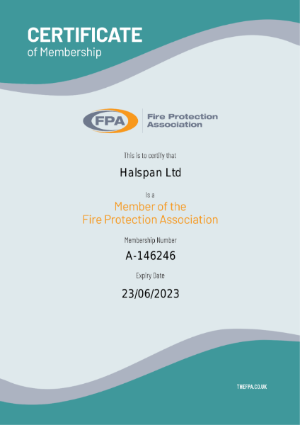 Member of the Fire Protection Association