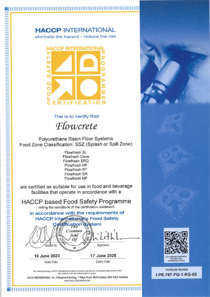 HACCP International Product Compliance Certification