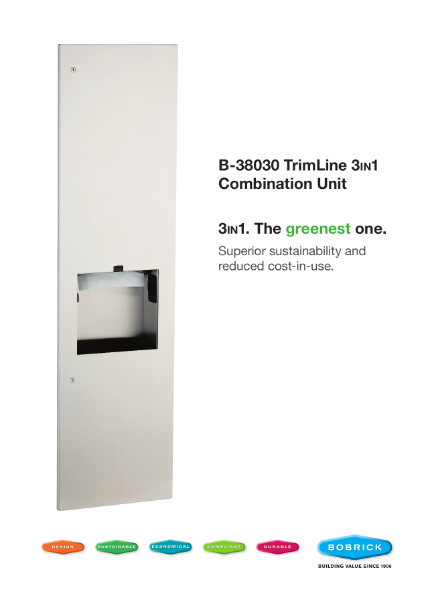 B-38030 TrimLine 3in1 Combination Unit Brochure