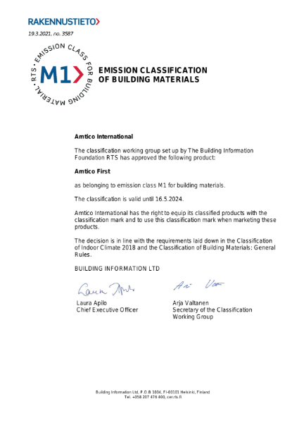 M1 emission classification