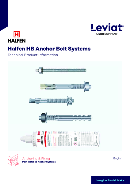 Halfen Anchor Bolt Systems - Technical Product Information