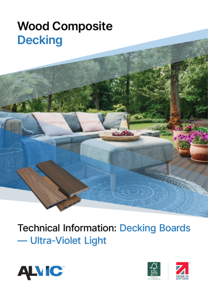 Wood Composite Decking Boards - Technical Information - Ultra-Violet Light - Alvic Plastics