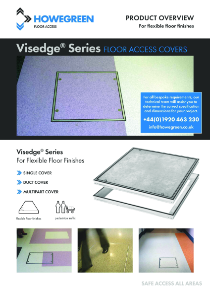 Visedge Series Flexible Floor Access Cover Product Overview