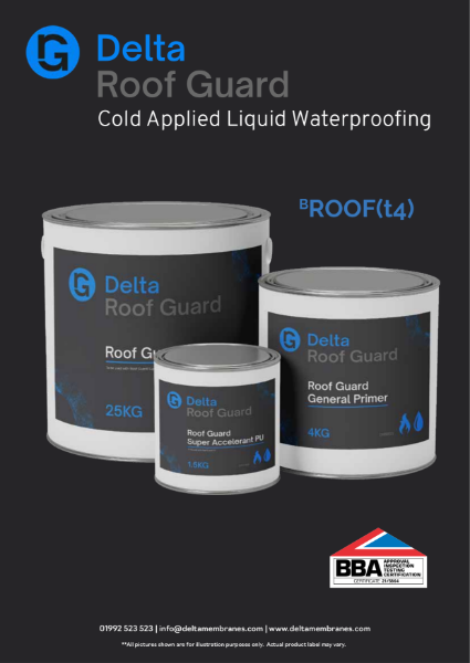 Delta Roof Guard - Cold Liquid Applied Waterproofing