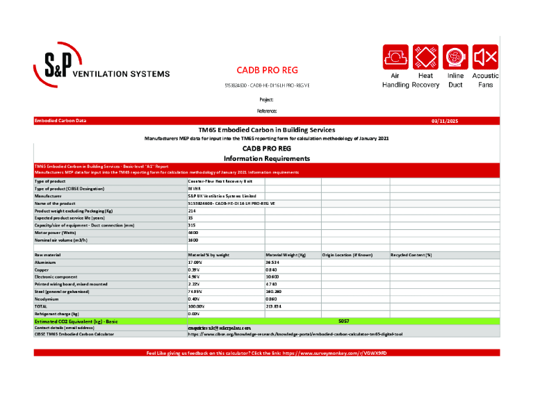 5153824600 - CADB-HE-DI 16 LH PRO-REG VE Basic-Level TM65