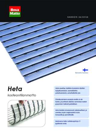 Esite -  Heta Kosteantilanmatot