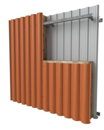 PRX-WS05 LUNA - Built-up Metal Wall System
