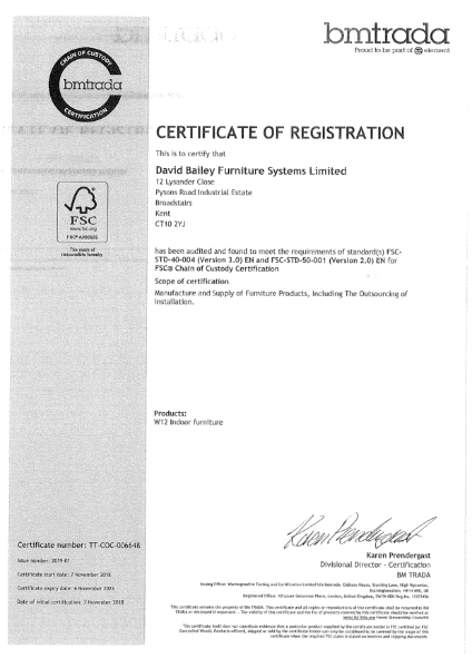 FSC Procurement Certified