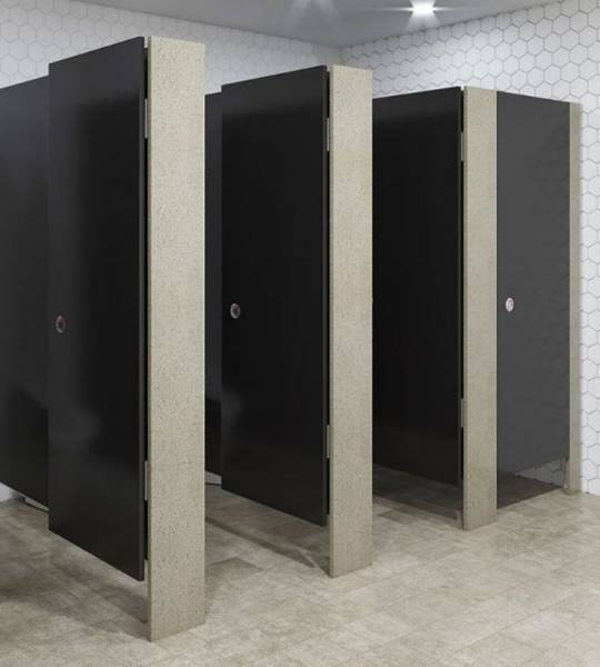Toilet cubicle - Floor Mounted Free Standing (FF)