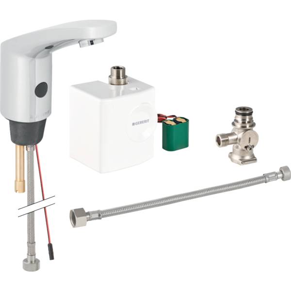 Geberit Type 185 washbasin tap, generator operation - Washbasin taps