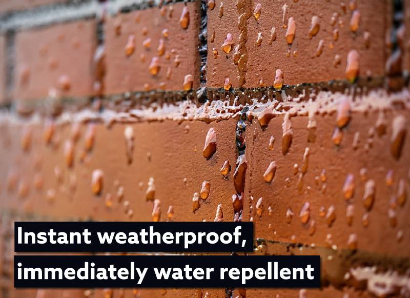 Passivhaus Brickseal – Liquid-Applied Airtight Sealant for Masonry - Single Coat Masonry Protection System