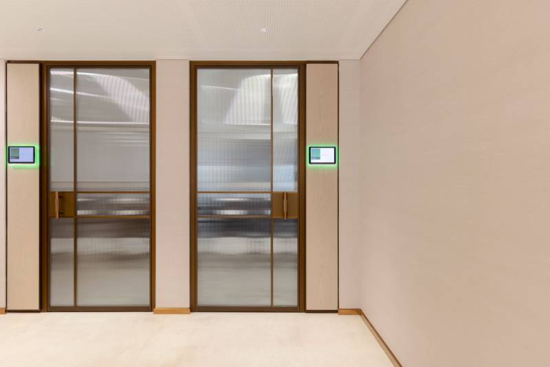 Slimline Double Glazed Edge Symmetry Door  
