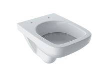 Geberit Selnova Compact Wall-Hung WC, Washdown, Small Projection, Square Design - Wall-hung WC