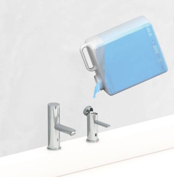 Lotus Top-Fill Soap Dispenser - Top-Filling Automatic Soap Dispenser