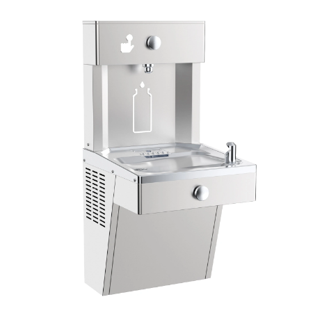 Quench Outdoor Wall Mounted Stainless Steel Bottle Filling Station & Water Fountain