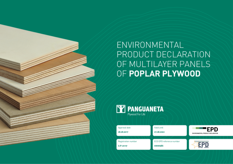 Multilayer panels of Poplar Plywood, Panguaneta.