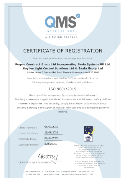 ISO 9001 Quality Management