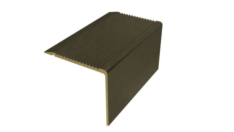BN1SLR/55 - Brass Ridged Stair Nosing