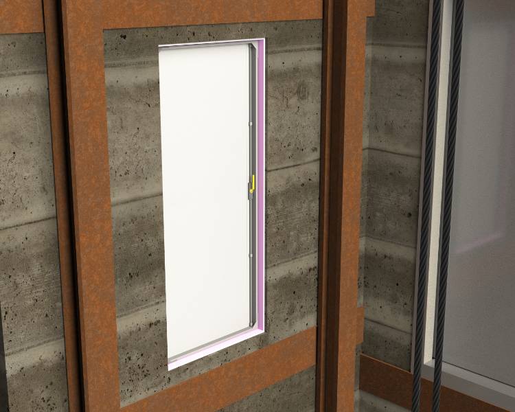 Quadra + Lift Shaft / Escape Door