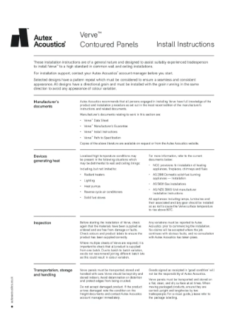 UK Verve Install Instructions