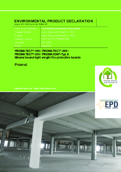 EPD - Etex PROMATECT-250