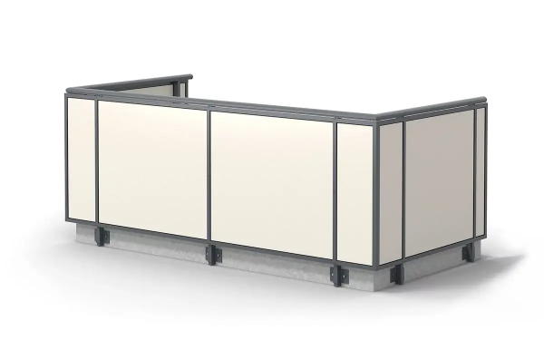 Balkongräcken - Balkongräcke Laminat - RT601 Synlig Plattkant