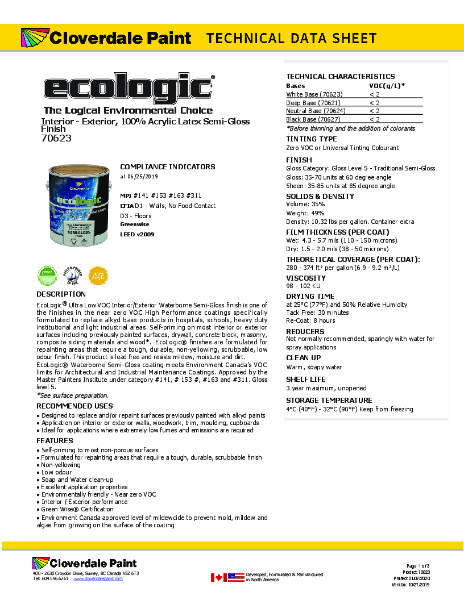 Rodda TDS Ecologic 70623 GL5 ALL