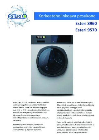 Esteri 8960 9570 esite