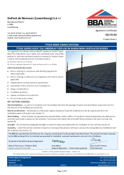 084548_1 Tyvek Supro warm roof