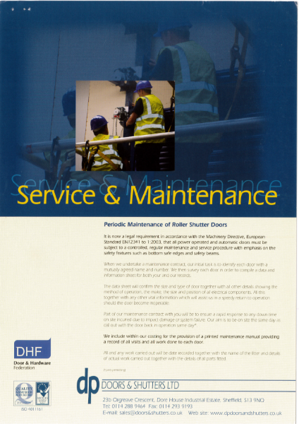 Service and Maintenance