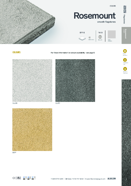 Rosemount Flagstones Datasheet
