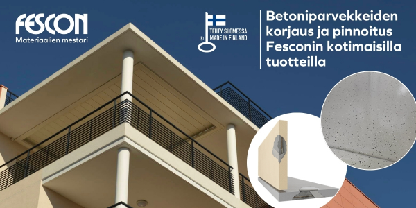 Betoniparvekkeiden korjaus ja pinnoitus