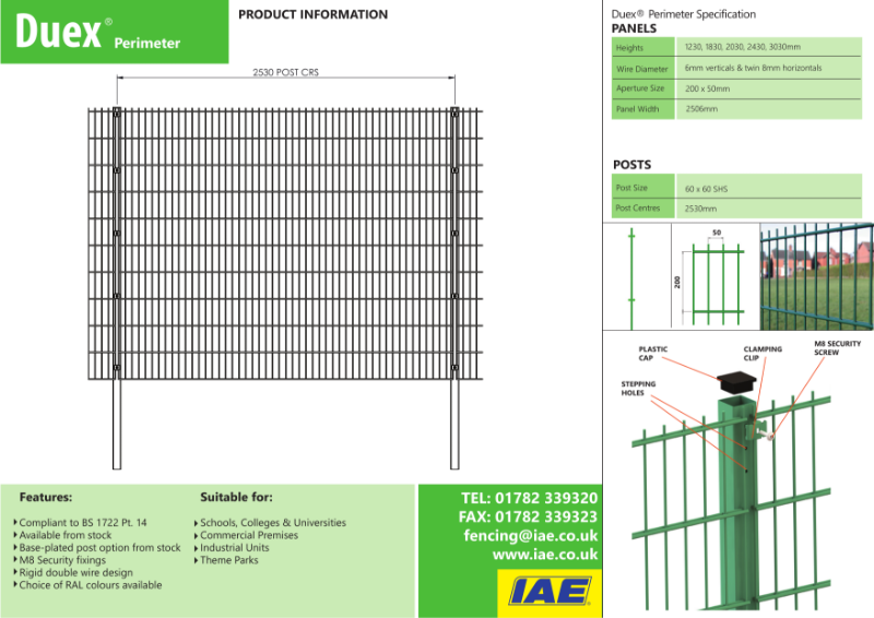 Duex® Perimeter Product Information Sheet