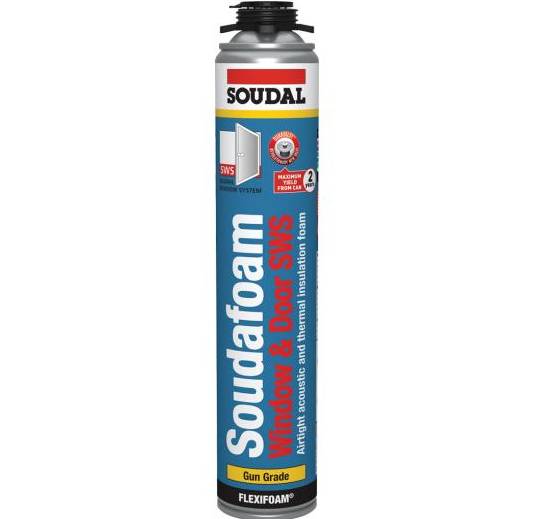 Soudafoam Window & Door SWS Airtight Expanding Foam - Polyurethane Expanding Foam Filler