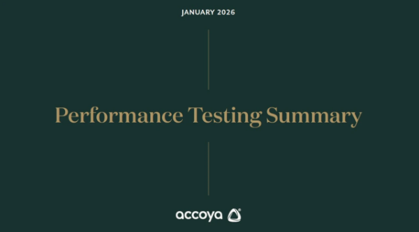 Accoya - Performance Testing Summary