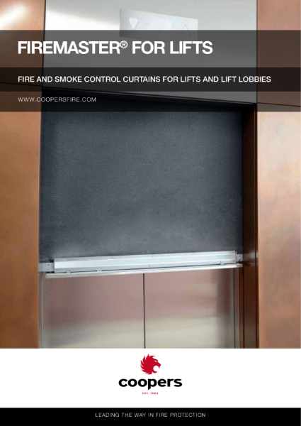 Lifts and Lift Lobbies Fire Curtain with Smoke Control Brochure