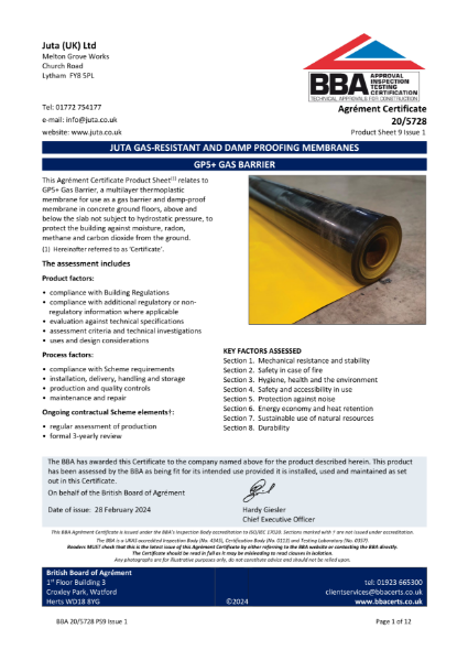 BBA GP®5+ Gas Barrier