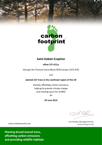 Carbon Footprint Certificate